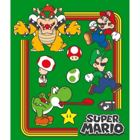 Boy's Nintendo Super Mario Rainbow Frame T-Shirt image {1}