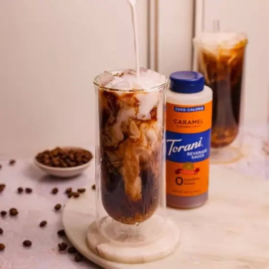 Torani Zero Calorie Caramel Sauce - 12.8oz image {4}