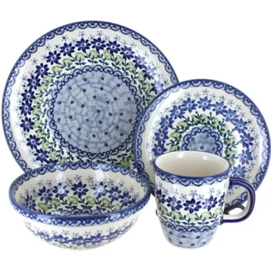 Blue Rose Polish Pottery Manufaktura Dinnerware (4PC) image {11}