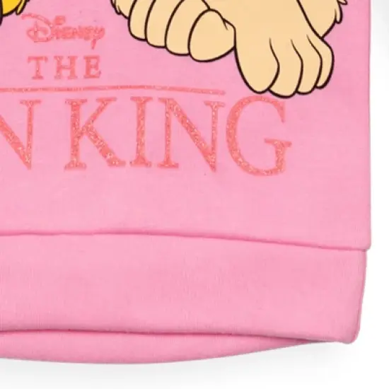 Disney Lion King Nala Simba Fleece Hoodie Pink  image {7}