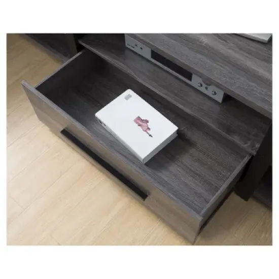 Miran Contemporary TV Stand for TVs up to 80" - HOMES: Inside + Out image {3}