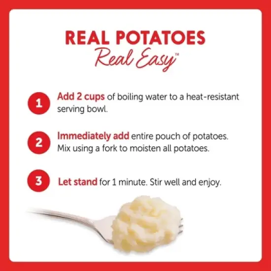 Idahoan Gluten Free Buttery Homestyle Mashed Potatoes - 4oz image {5}