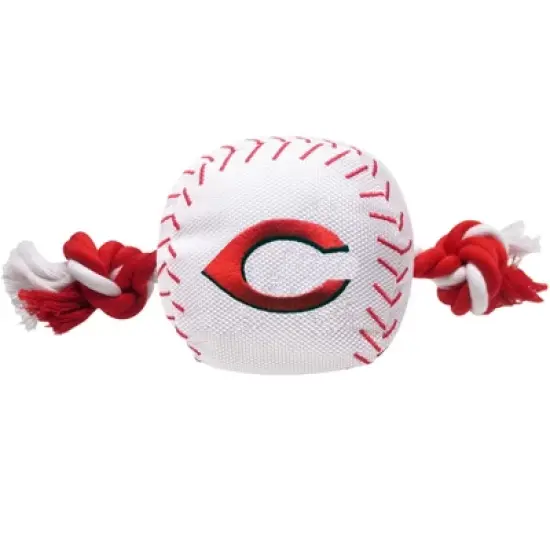 MLB Pets First Nylon Baseball Rope Dog Toy image {4}