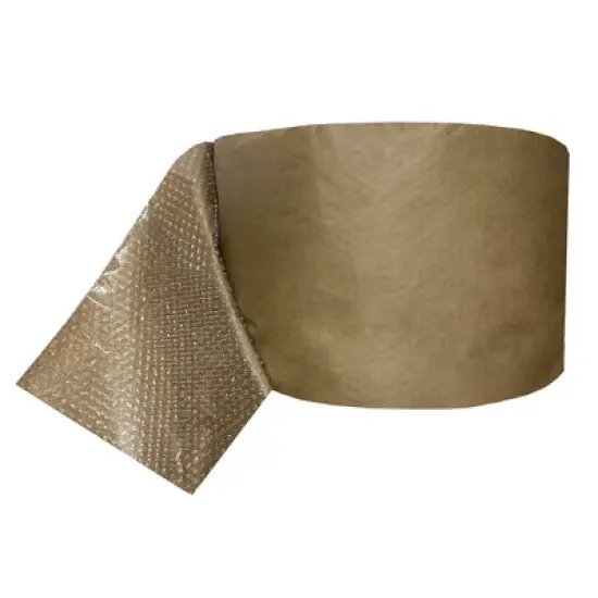 UOFFICE Kraft Backed Bubble Cushioning Wrap 12" x 125-Feet long Roll image {3}