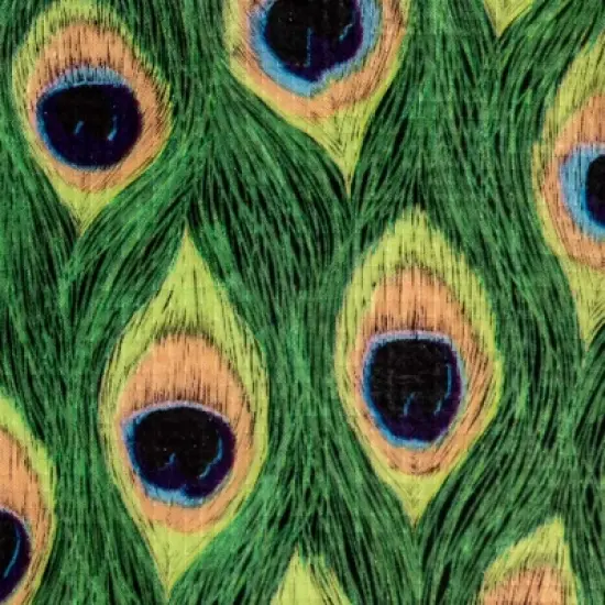 Simply Genius Single Roll Patterned Duct Tape Roll Craft Supplies For Adults Colored Duct Tape Colors, Peacock Feathers image {3}