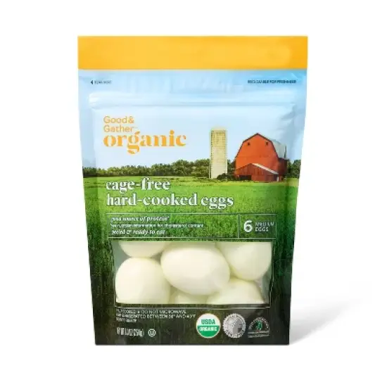 Organic Hard-cooked Cage-Free Egg - 6ct - Good & Gather&trade; image {3}