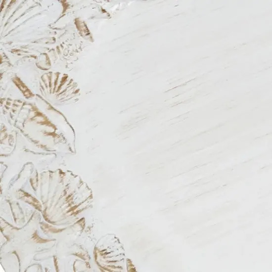 Saro Lifestyle Sea Shell Embellished Charger Plate (Set of 4) image {3}
