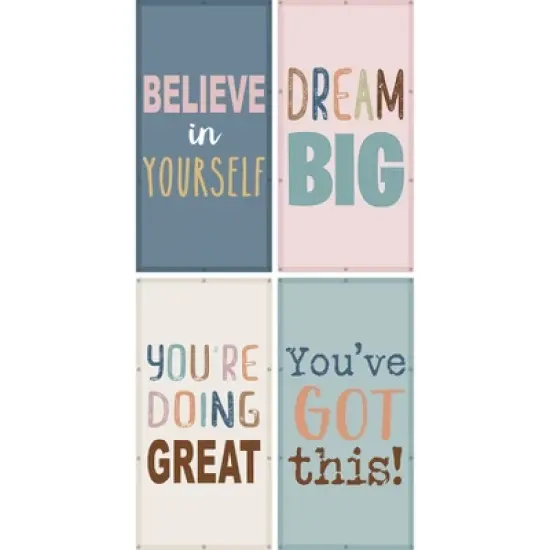 Teacher Created Resources&reg; Calming Covers Ceiling Light Filters, 2' x 4', Be Positive, Pack of 4 image {6}