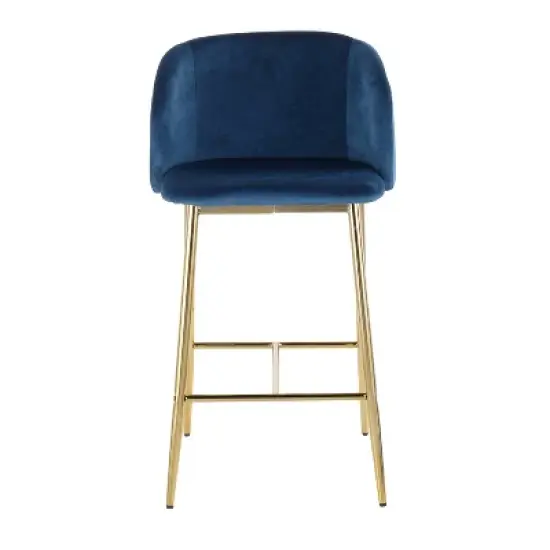 Set of 2 Fran Contemporary Counter Height Barstools - LumiSource image {5}