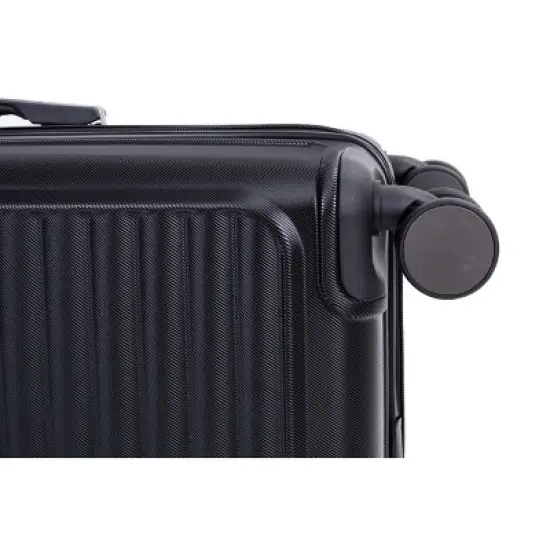 3 PCS Hardshell Luggage Set, PC+ABS Lightweight Suitcase with Two Hooks, Spinner Wheels, TSA Lock(21/25/29)-ModernLuxe image {13}