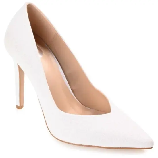 Journee Collection Womens Ninna Slip On High Stiletto Pointed Toe Pumps image {14}