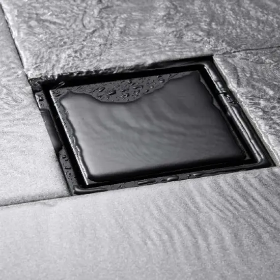 6 Inch Square Shower Floor Drain image {11}