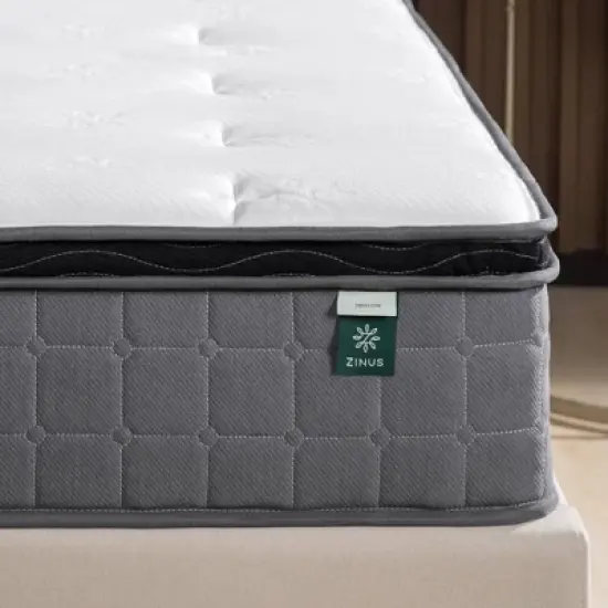 Zinus Euro Box Top 10" Cooling Hybrid Mattress image {2}
