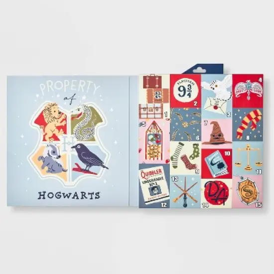 Women's Harry Potter Hogwarts Express 15 Days of Socks Advent Calendar - Assorted Colors 4-10 image {2}