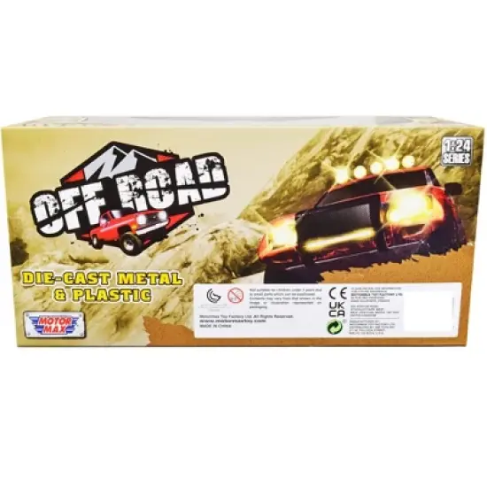 1979 Ford F-150 Custom Off-Road Pickup Truck Green Metallic 1/24 Diecast Model Car by Motormax image {1}