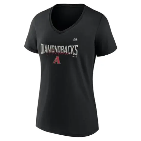 MLB Arizona Diamondbacks Women's Short Sleeve V-Neck Core T-Shirt image {1}