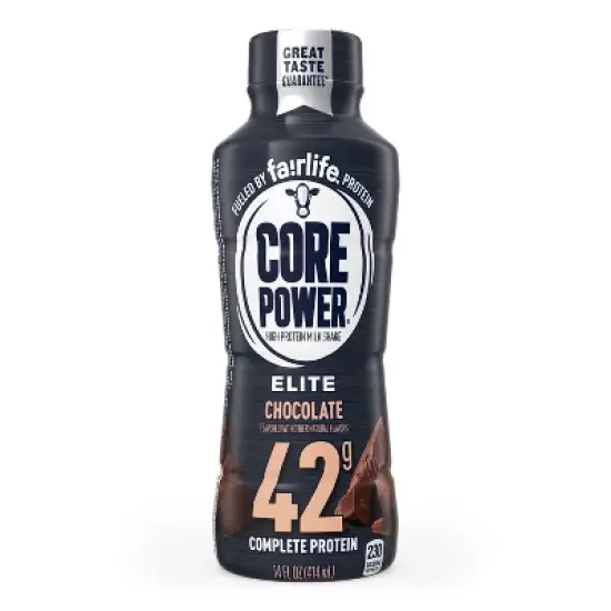 Core Power Elite Chocolate 42G Protein Shake - 14 fl oz Bottle image {10}