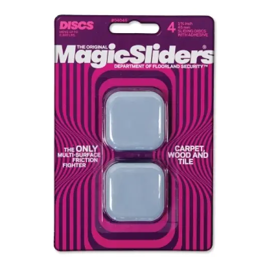 Magic Sliders 4pk 1.75' Square Adhesives image {7}