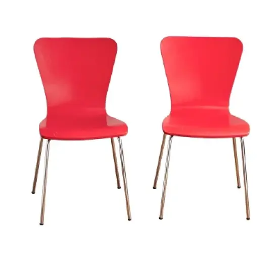 Set of 2 Pisa Modern Bentwood Dining Chairs - Buylateral image {7}