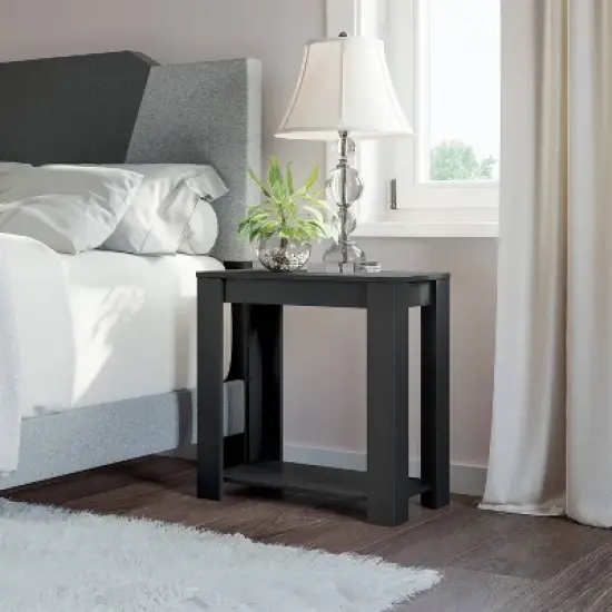 Brisbane Craftsman Style Wood Nightstand Barnwood - Boyd Sleep Eco Dream image {2}