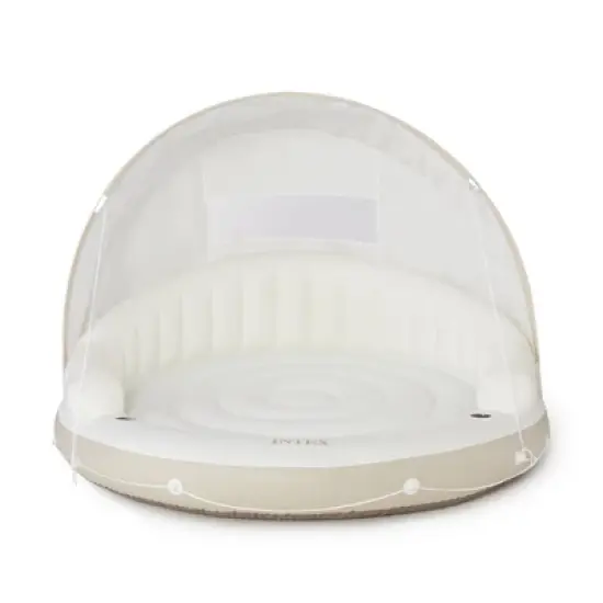 Intex Inflatable Canopy Island Float Lounge, 78.5" x 59" image {1}