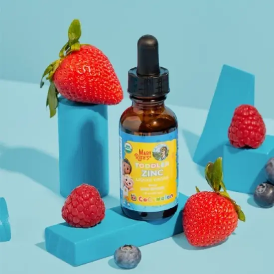 MaryRuth's Cocomelon Toddler Zinc Drops, Berry, Org, 1 oz image {3}