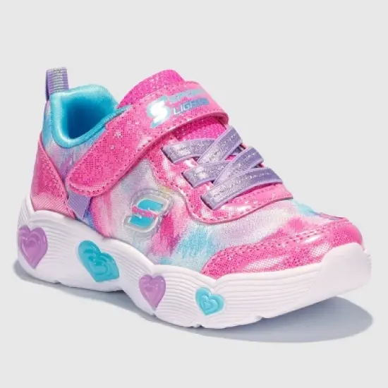 S Sport By Skechers Toddler Girls' Laura Hearts Print Sneakers - Pink image {4}