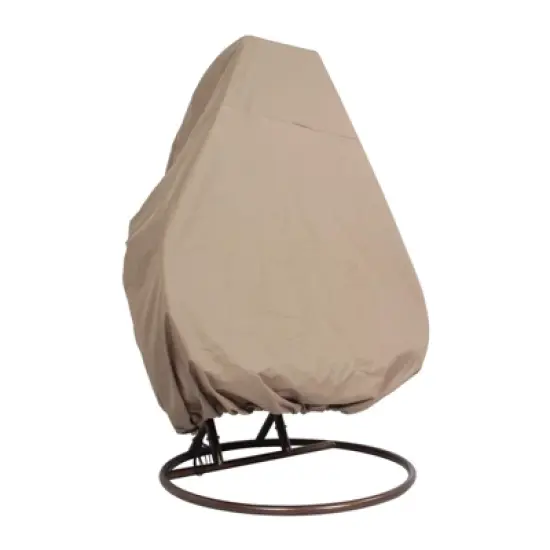 LeisureMod UV-Protection, Waterproof, Double Hanging Egg Swing Chair Cover image {9}