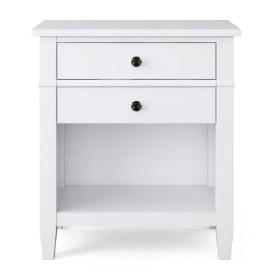 24" Sterling Solid Wood Nightstand White - WyndenHall image {5}