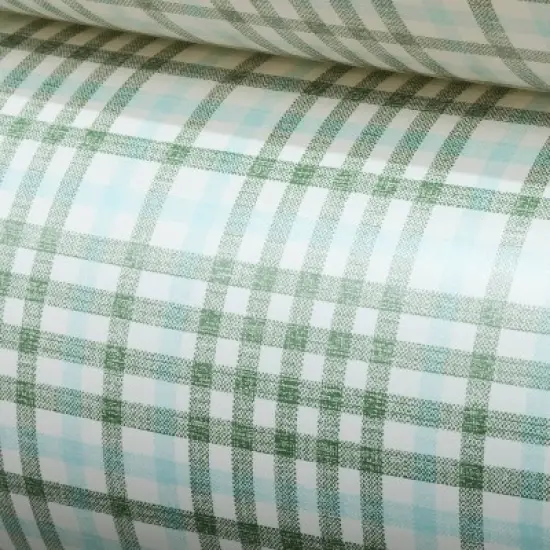 132 Gallon Layered Plaid Inflatable Kiddie Pool Green/Blue - Hearth & Hand&trade; with Magnolia image {3}