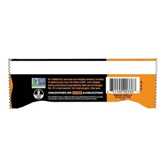 JUNKLESS Peanut Butter Chocolate Chip Chewy Granola Bar - 1.1oz image {2}