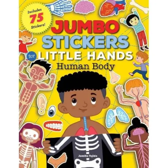 Jumbo Stickers for Little Hands: Human Body - (Paperback) image {1}
