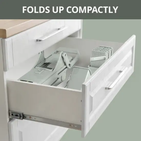 NutriSlicer Upright Mandoline Slicer &ndash; 5 Stainless Steel Blades, BPA-Free and Dishwasher Safe image {3}