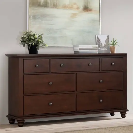Hailey Dresser Brown - Abbyson Living image {1}