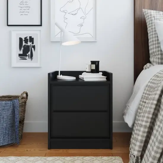 Corsica Swing Door Nightstand - Eco Dream image {3}