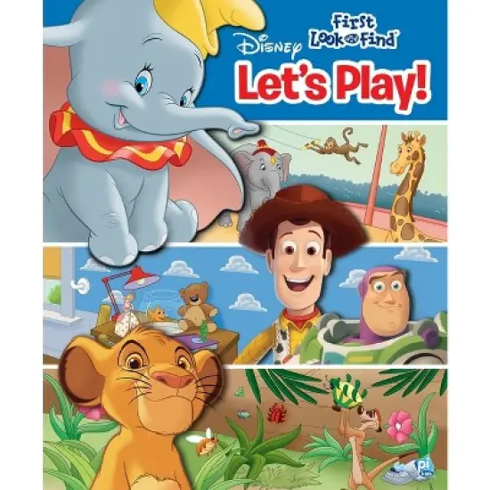 Disney: Let's Play! First Look and Find - by  Pi Kids (Board Book) image {1}