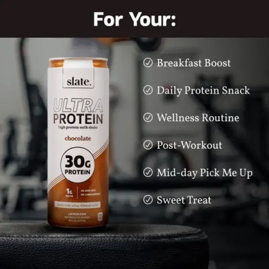 Slate Milk Ultra Chocolate Protein Milk Shake - 11 fl oz image {6}