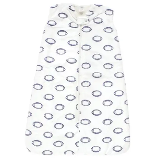 Hudson Baby Infant Boy Mink with Faux Shearling Inner Sleeping Bag, Sack, Blanket, Football image {3}