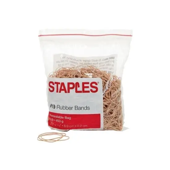 Staples Economy Rubber Bands Size #19 1 lb. 808592 image {3}
