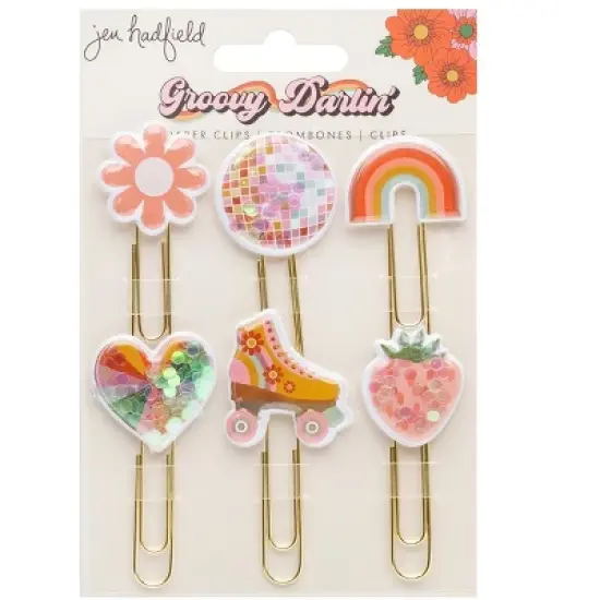 Jen Hadfield Groovy Darlin' Paper Clips-Icons image {3}