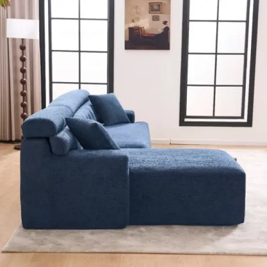 Whisen 86" Modular Convertible Sectional with 2 Pillows image {7}