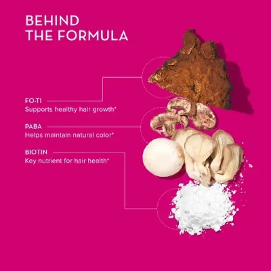 HUM Nutrition Hair Strong Vegan Capsules for Hair Growth + Strength + Thickness - 30ct image {7}