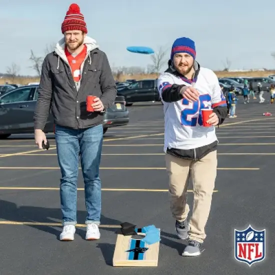 NFL Carolina Panthers 1'x2' Wood Cornhole Set image {5}