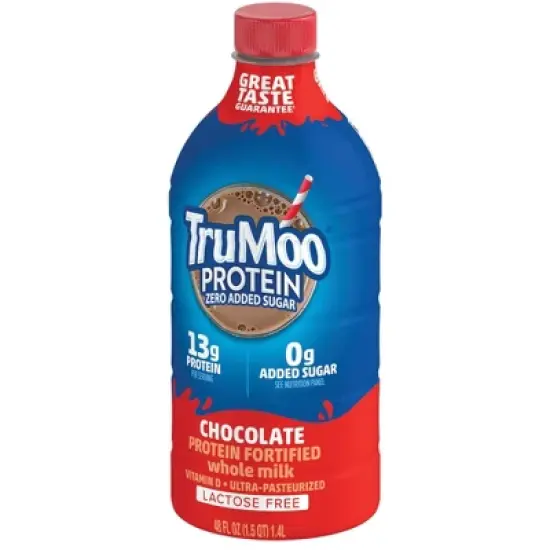TruMoo Zero Sugar Whole Chocolate Milk - 48 fl oz image {4}