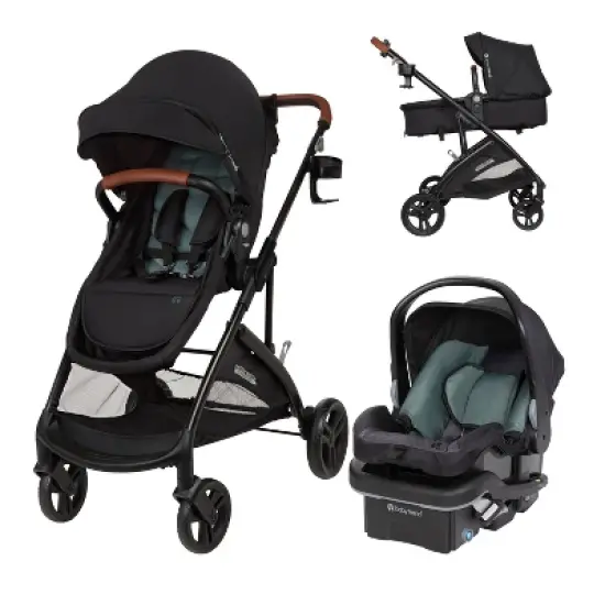 Baby Trend Passport Switch 6-in-1 Modular PLUS Travel System - Madrid Green image {19}