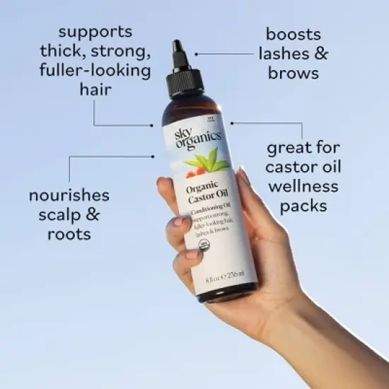 Sky Organics Castor Oil - 8 fl oz image {2}