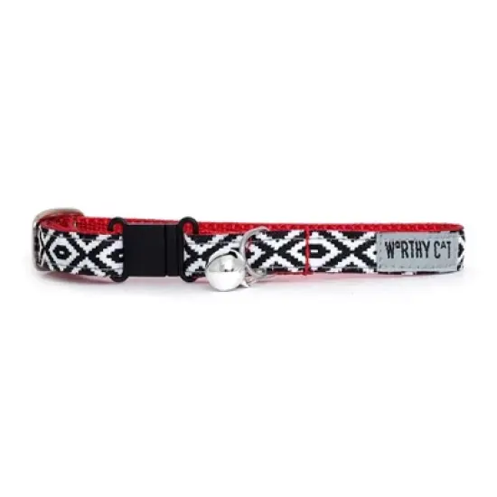 The Worthy Dog Kilim Breakaway Adjustable Cat Collar image {1}