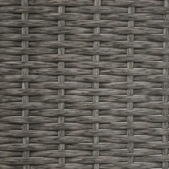 Palm Harbor Outdoor Wicker Pool Storage Caddy - Weathered Gray - Crosley image {2}