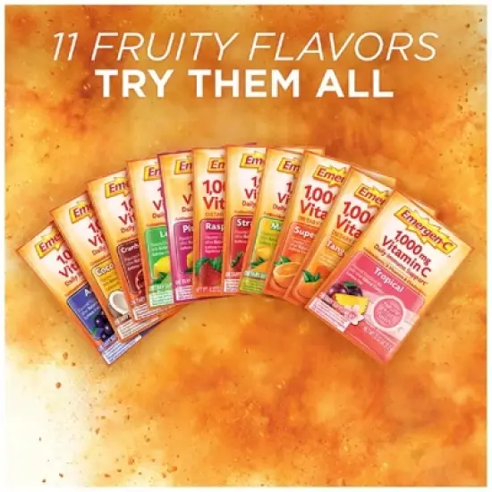 Emergen-C Vitamin C Drink Mix Packets - Super Orange image {7}