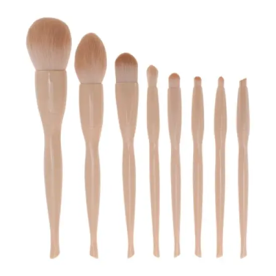Unique Bargains Lightweight Makeup Brush Set 8 Pcs image {6}